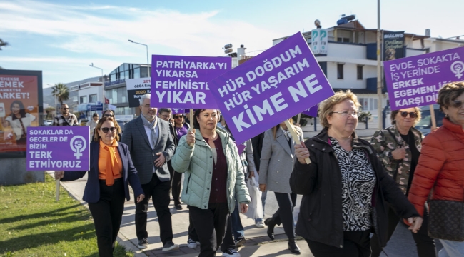 Güzelbahçe Kadına Şiddete Hayır Dedi