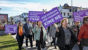 Güzelbahçe Kadına Şiddete Hayır Dedi