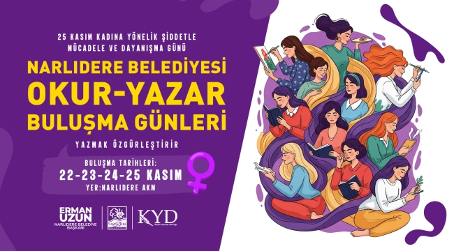NARLIDERE OKUR-YAZAR GÜNLERİ 22 KASIMDA BAŞLIYOR
