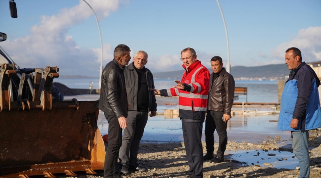 Ayvalık Belediye Başkanı Mesut Ergin: "Tüm ekiplerimizle sahadayız, vatandaşlarımızın yanındayız"