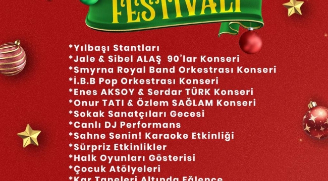 BALÇOVA'DA YENİ YIL COŞKUSU 10 GÜN SÜRECEK FESTİVALLE YAŞANACAK
