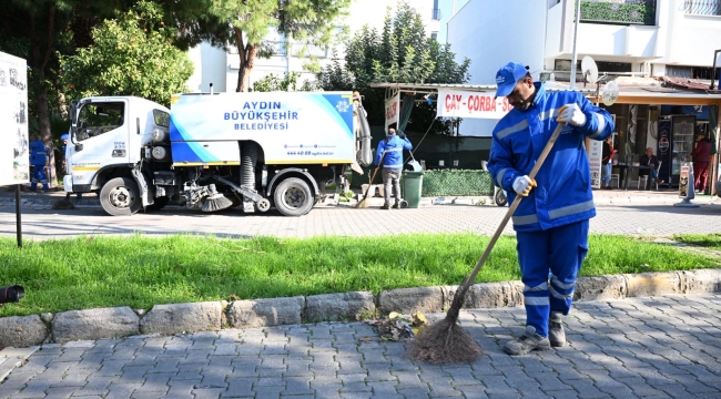 BAŞKAN ÇERÇİOĞLU'NDAN KUŞADASI'NA PIRIL PIRIL DOKUNUŞ