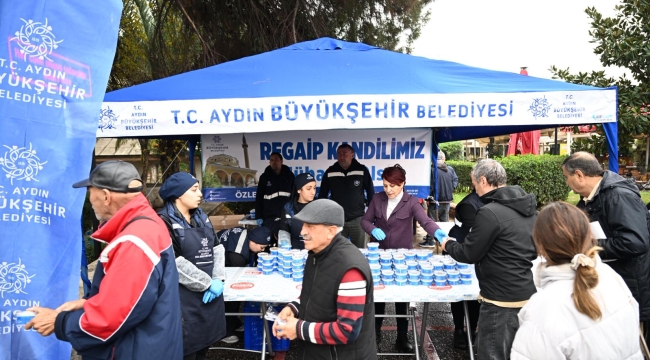 BAŞKAN ÇERÇİOĞLU'NDAN REGAİP KANDİLİ HAYRI