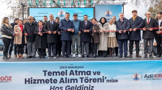 Başkan Kırgöz'den Yeni Yıl Öncesi  Temel Atma ve Hizmete Alım Töreni