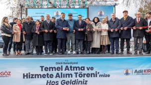 Başkan Kırgöz'den Yeni Yıl Öncesi  Temel Atma ve Hizmete Alım Töreni
