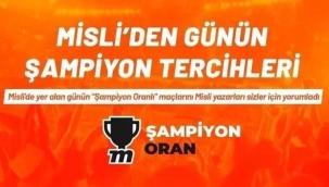 Haftanın kapanışında Milan ve Manchester United deplasmanda, Alanyaspor ise sahasında favori… İşte Misli'den Günün Şampiyon Tercihleri