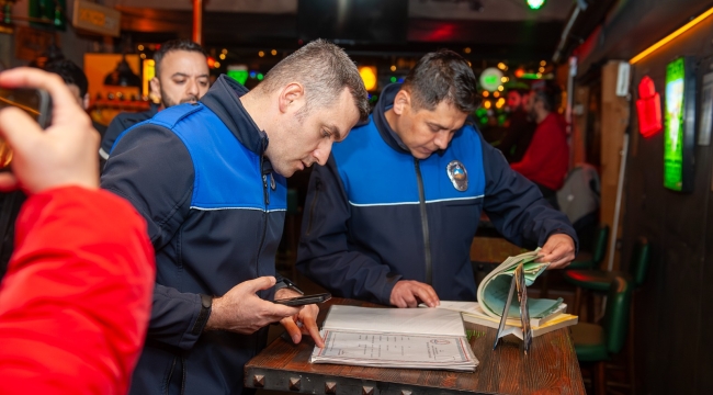 Karşıyaka'da eğlence mekânlarına yılbaşı denetimi