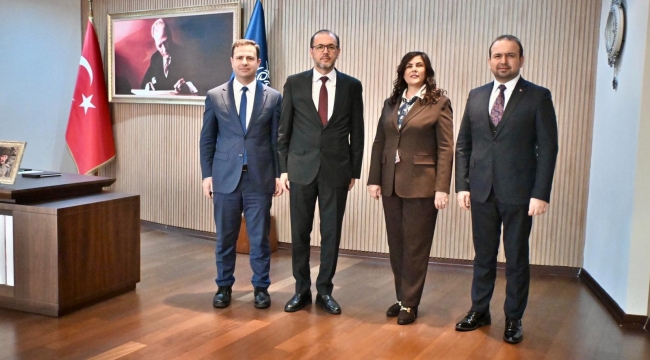 BAŞKAN ÇERÇİOĞLU'NA SAĞLIK BAKAN YARDIMCISI PROF. DR. NURULLAH OKUMUŞ'TAN ZİYARET