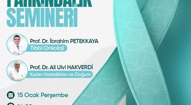 BAYRAKLI BELEDİYESİ'NDEN RAHİM AĞZI KANSERİ FARKINDALIK SEMİNERİ