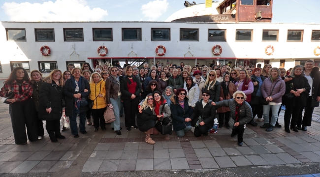 Bergama vapuru Konaklı kadınları konuk etti
