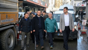 Bornova'da sel mesaisi