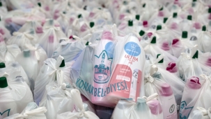 Konak'tan ihtiyaç sahiplerine temizlik ve hijyen malzemesi desteği