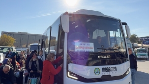 Menemen'de ulaşımın yıldızı ücretsiz ring servisler