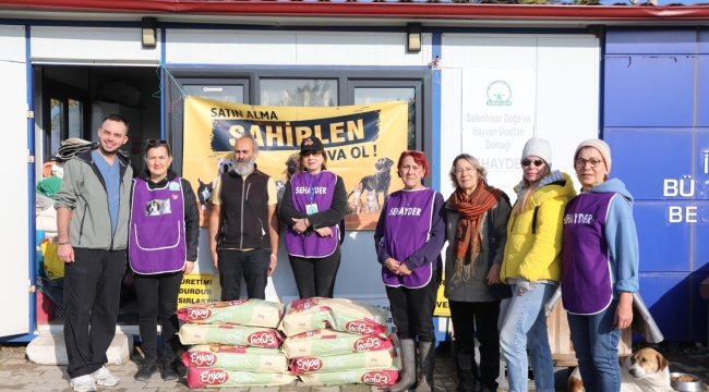 Seferihisar'da "Can Dostlar" için kulübe destek kampanyası