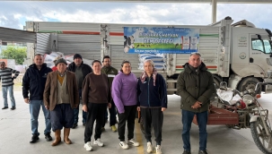 BAŞKAN ÇERÇİOĞLU'NUN KÜÇÜK ÜRETİCİLERE YEM DESTEKLERİ DEVAM EDİYOR