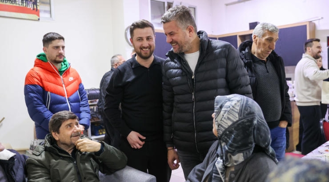 Başkan Görkem Duman Kozağaç'ta sahur sofrasında