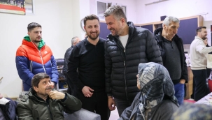 Başkan Görkem Duman Kozağaç'ta sahur sofrasında