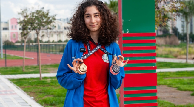 Karşıyaka'nın genç atleti Türkiye'nin zirvesinde