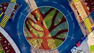 Kavşaklar sanat eserine dönüşüyor