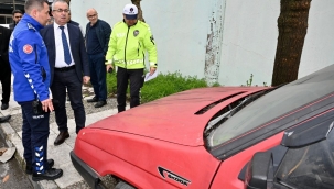 Manisa Büyükşehir Sahipsiz ve Hurda Araçları Kaldırıyor