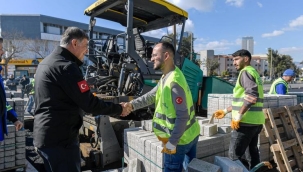 Başkan Tugay asfalt yatırımlarını yerinde inceledi