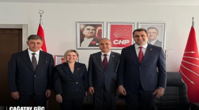 Başkan Tugay ve İl Başkanı Güç'ten Genel Merkez ziyaretleri