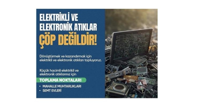 Bayraklı'da Elektronik Atıklar Çöpe Gitmiyor