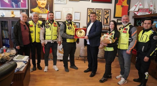 RİEDER Kulübü'nden Başkan İsmail Yetişkin'e teşekkür ziyareti