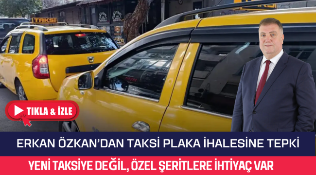 Yeni taksiye değil, özel şeritlere ihtiyaç var