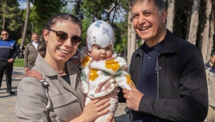 Başkan Tugay'dan Hasanağa Bahçesi'nde sıcak hafta sonu buluşması