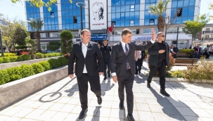 Başkan Tugay'dan Menderes'e teşekkür turu