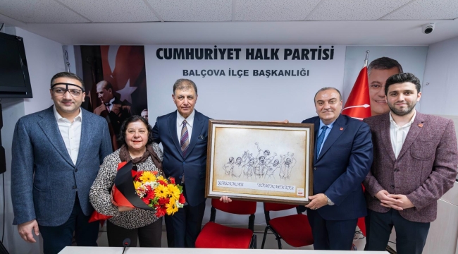 Başkan Tugay teşekkür turuna Balçova'da devam etti