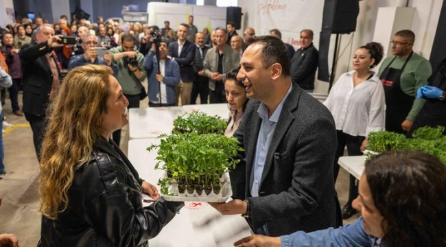 Bornova'da toprağa can, üreticiye destek