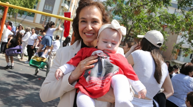 Karşıyaka'da 23 Nisan coşkusu Sancaklı'dan başladı!