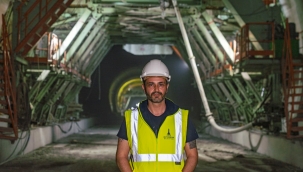 Onat Tüneli'nde çalışmalar sürüyor