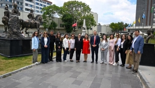 Başkan eşleri Bornova'da buluştu