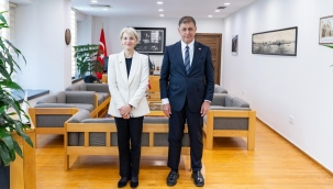 Başkan Tugay, İngiltere Büyükelçisi Morris'i ağırladı