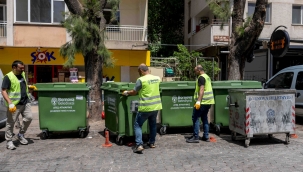 Bornova'ya 325 yeni çöp konteyneri
