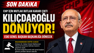 CHP için mutlak butlan kararı çıktı