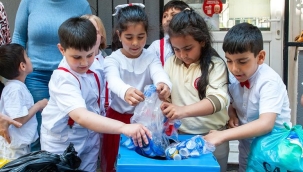 Mavi Kapak projesine çocuklardan anlamlı destek