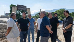 Başkan Eşki sabahın ilk ışıklarıyla sahada