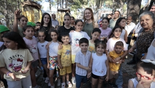 Başkan Mutlu Macera Parkı'nda çocuklarla bir araya geldi