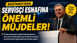 Bostancı'dan Servisçi Esnafına Önemli Müjdeler