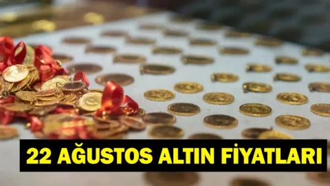 22 Ağustos canlı altın fiyatları: Gram, çeyrek ve Cumhuriyet ne kadar?