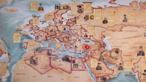 48 ülkedeki 172 Türk şehitliği tek haritada toplandı