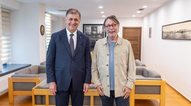 Başkan Tugay ve Sepil Göztepe'nin İnciraltı projesini görüştü