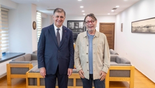 Başkan Tugay ve Sepil Göztepe'nin İnciraltı projesini görüştü