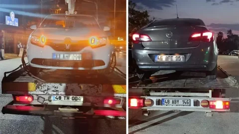 Bodrum'da korsan taksilere operasyon: 62 araç trafikten men edildi