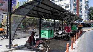 Bornova'da 'Güneş ve Yağmur' Kalkanı
