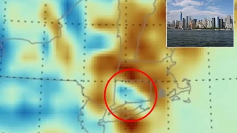 Connecticut altında 660 kilometrelik soğuk sütun keşfedildi